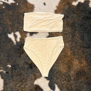 Nude Two-Piece Swimsuit